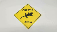 Crossing Street Sign - Crestie Crossing | reptile and terrarium supplies