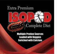 Extra Premium Complete Isopod Diet - Carrot and Apple Flavour | reptile and terrarium supplies