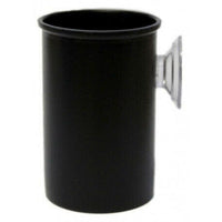 Film Canister w/ Suction Cup - Black | reptile and terrarium supplies