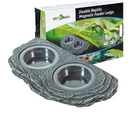 Double Reptile Magnetic Feeding Ledge | reptile and terrarium supplies