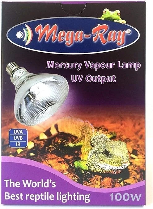 MegaRay Mercury Vapour UVB | reptile and terrarium supplies