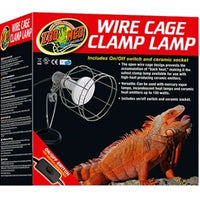 Wire Cage Clamp Lamp | reptile and terrarium supplies