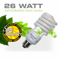 26W SunBlaster CFL 6400 Kelvin - 4 per pack | reptile and terrarium supplies
