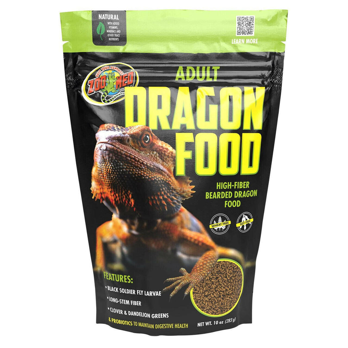 Zoo Med Adult Bearded Dragon Food Size 10 OZ | reptile and terrarium supplies